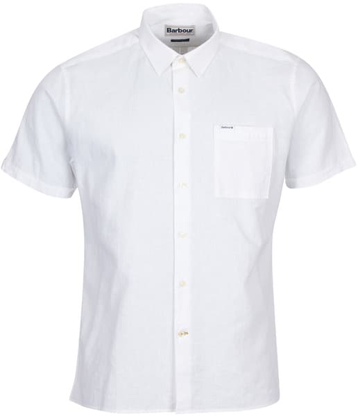 Nelson S/S Summer Shirt paita, White, view: 0