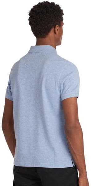 Tartan Pique Polo Shirt paita, Sky Marl, view: 2