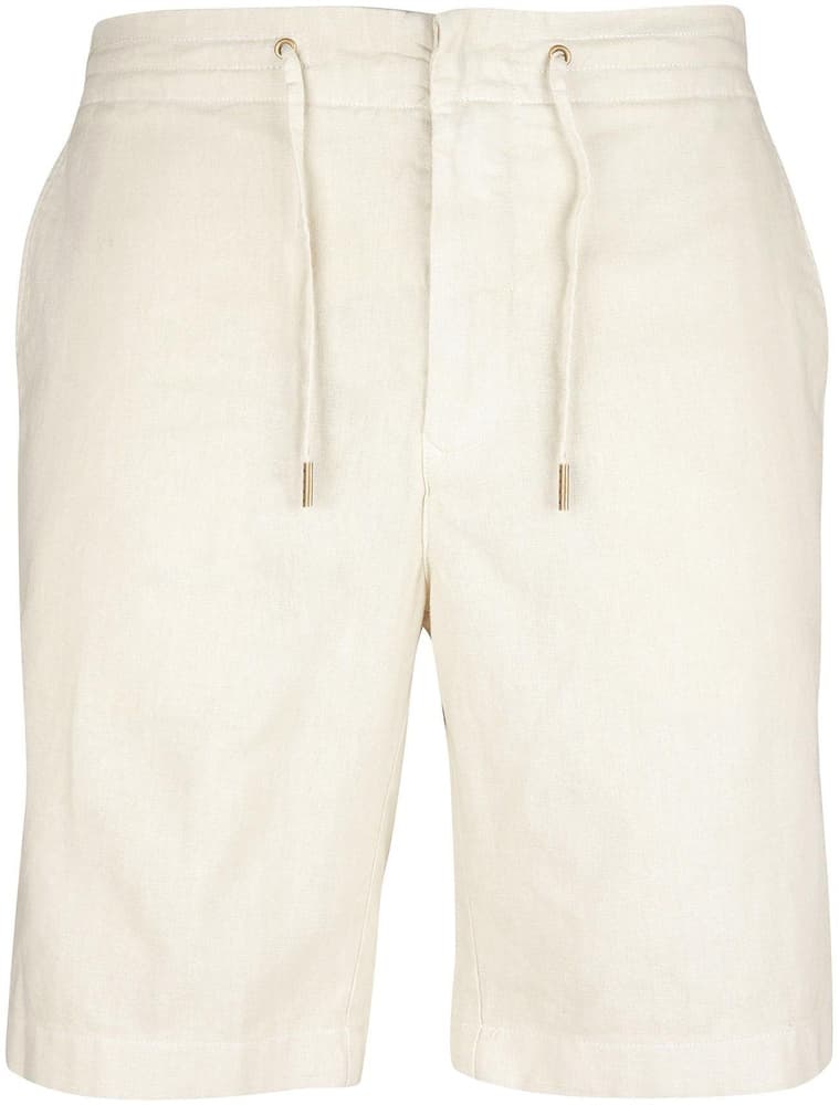 Linen Cotton Mix Short shortsit, Light Stone, view: 0