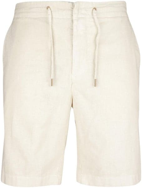 Linen Cotton Mix Short shortsit, Light Stone, view: 0