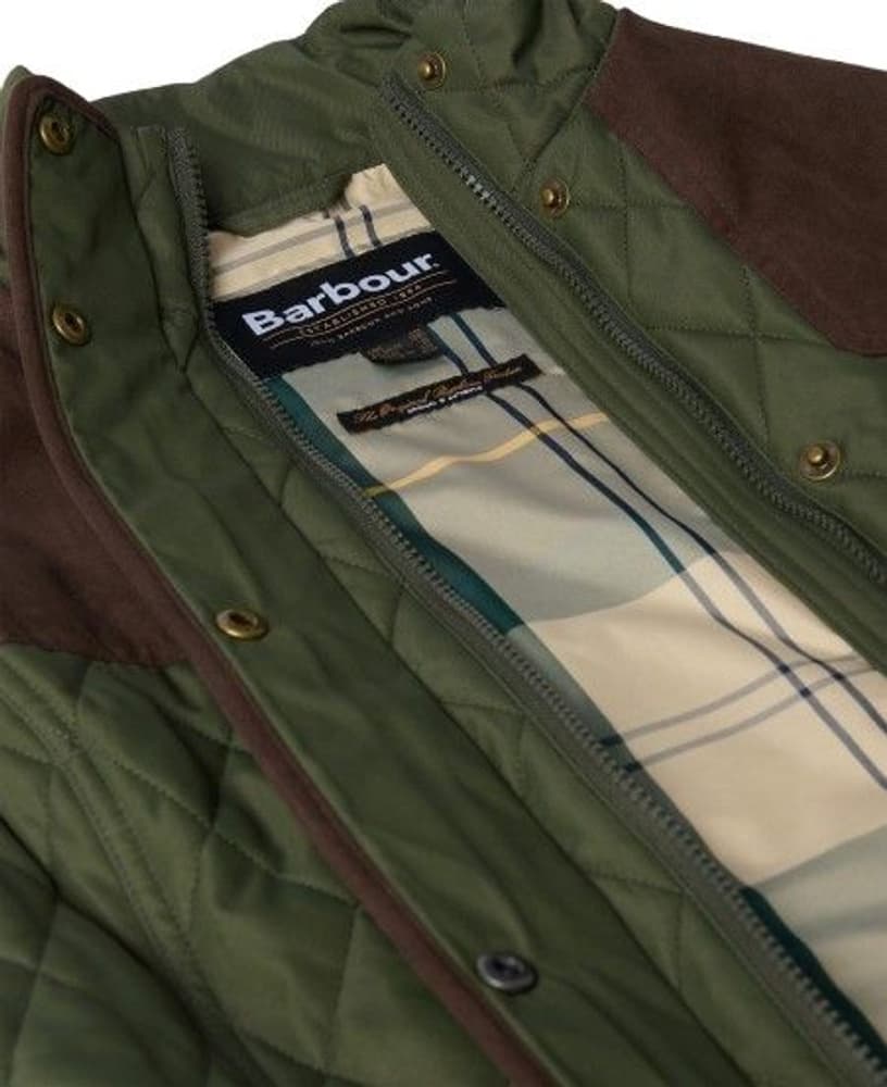 Keeper Wear Quilted Gilet naisten ampumaliivi, Olive/Ancient Tartan, view: 5