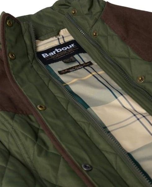 Keeper Wear Quilted Gilet naisten ampumaliivi, Olive/Ancient Tartan, view: 5