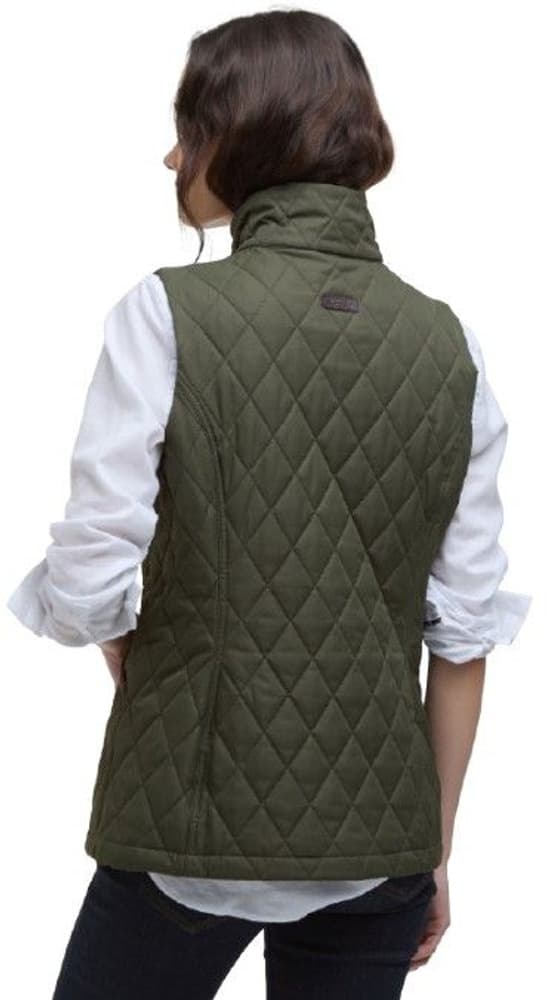 Keeper Wear Quilted Gilet naisten ampumaliivi, Olive/Ancient Tartan, view: 2