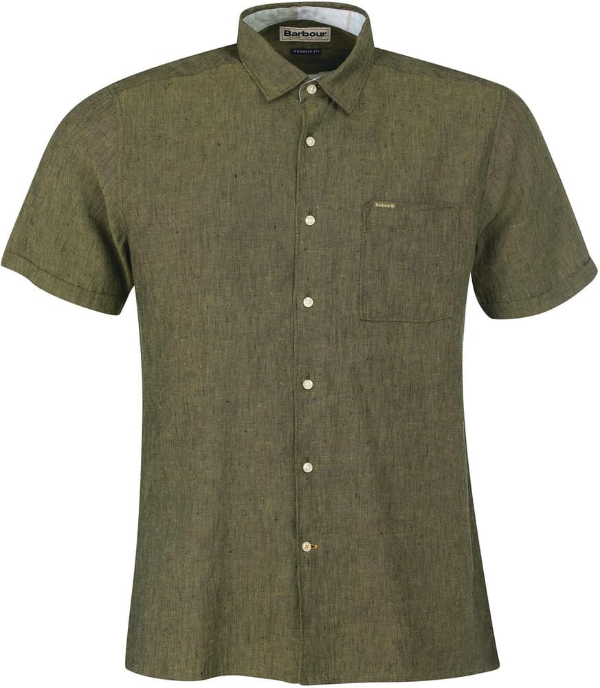 Frankwell Tailored Shirt lyhythihainen kauluspaita, vihreä, view: 0