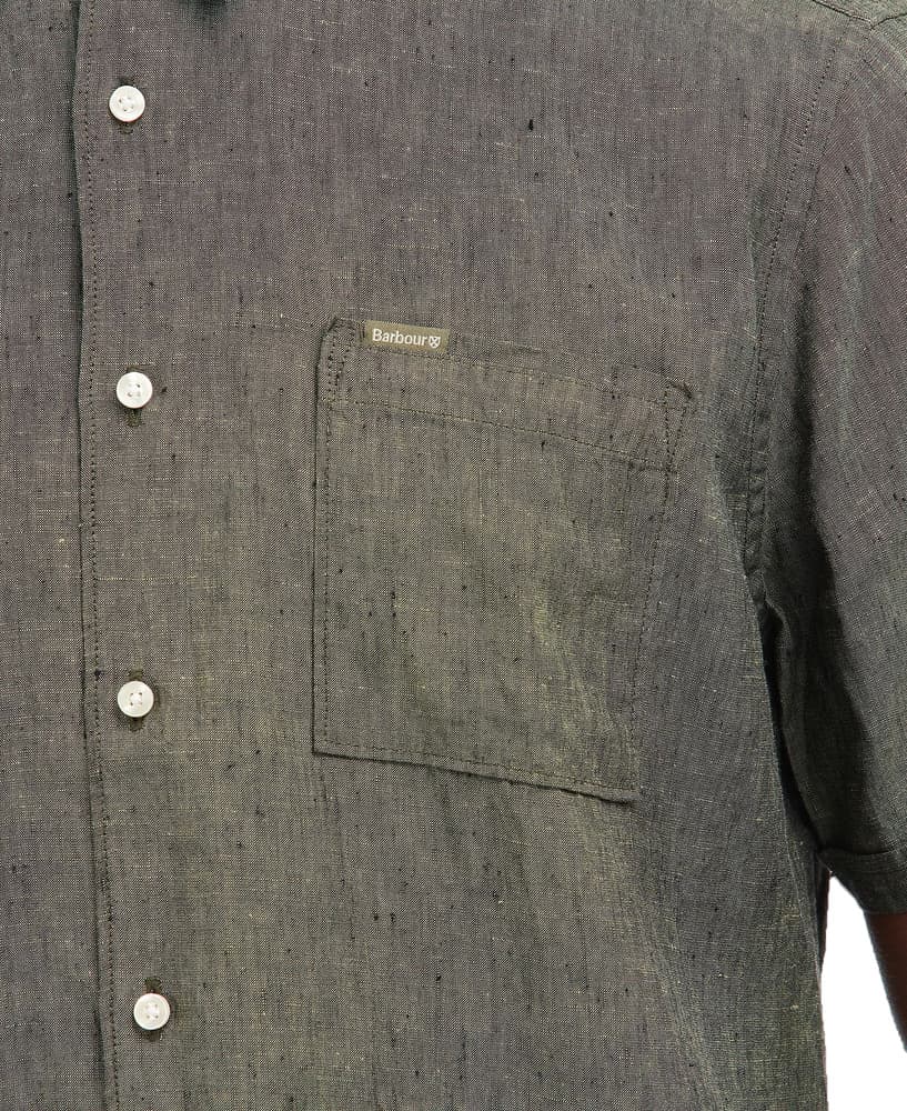 Frankwell Tailored Shirt lyhythihainen kauluspaita, vihreä, view: 3