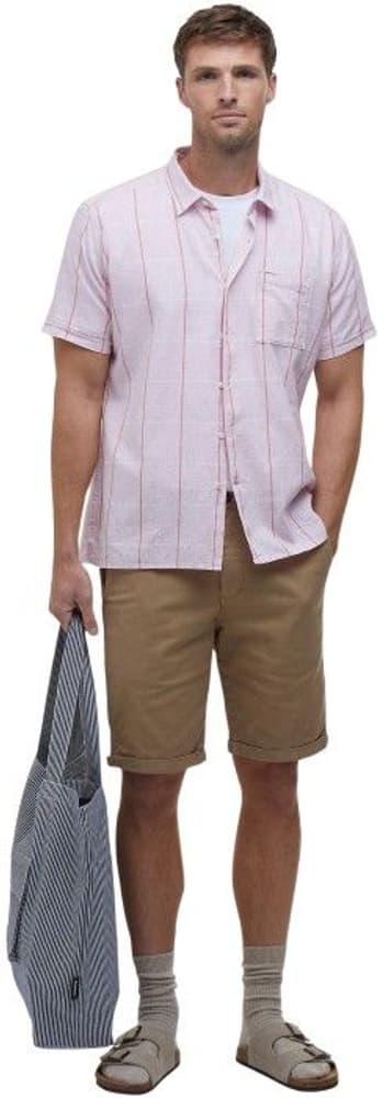 Washed Twill Chino Short shortsit, Stone, view: 1