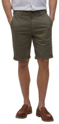 Washed Twill Chino Short shortsit, Stone - view: 2