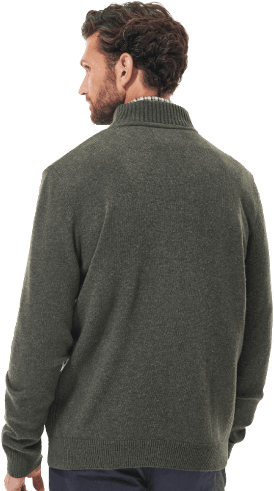 Nelson Essential Full Zip villapaita, maastonvihreä, view: 3