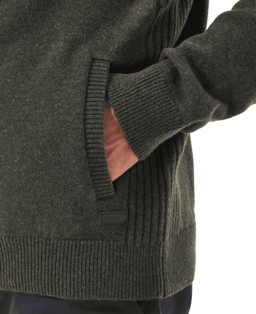 Nelson Essential Full Zip villapaita, maastonvihreä, view: 5