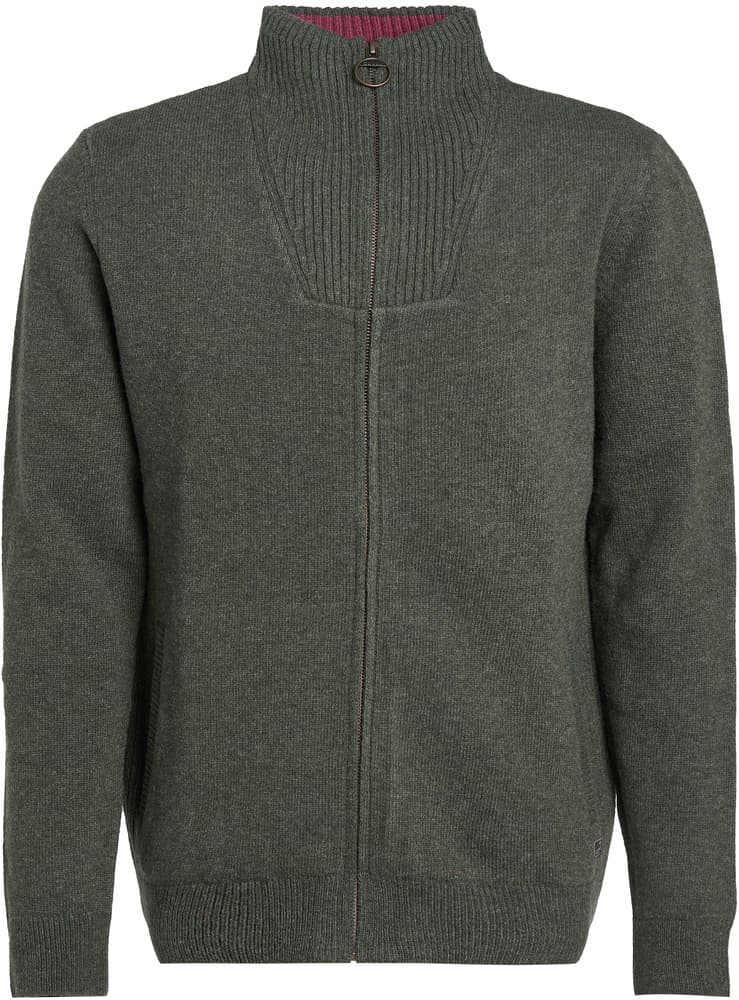 Nelson Essential Full Zip villapaita, maastonvihreä, view: 0
