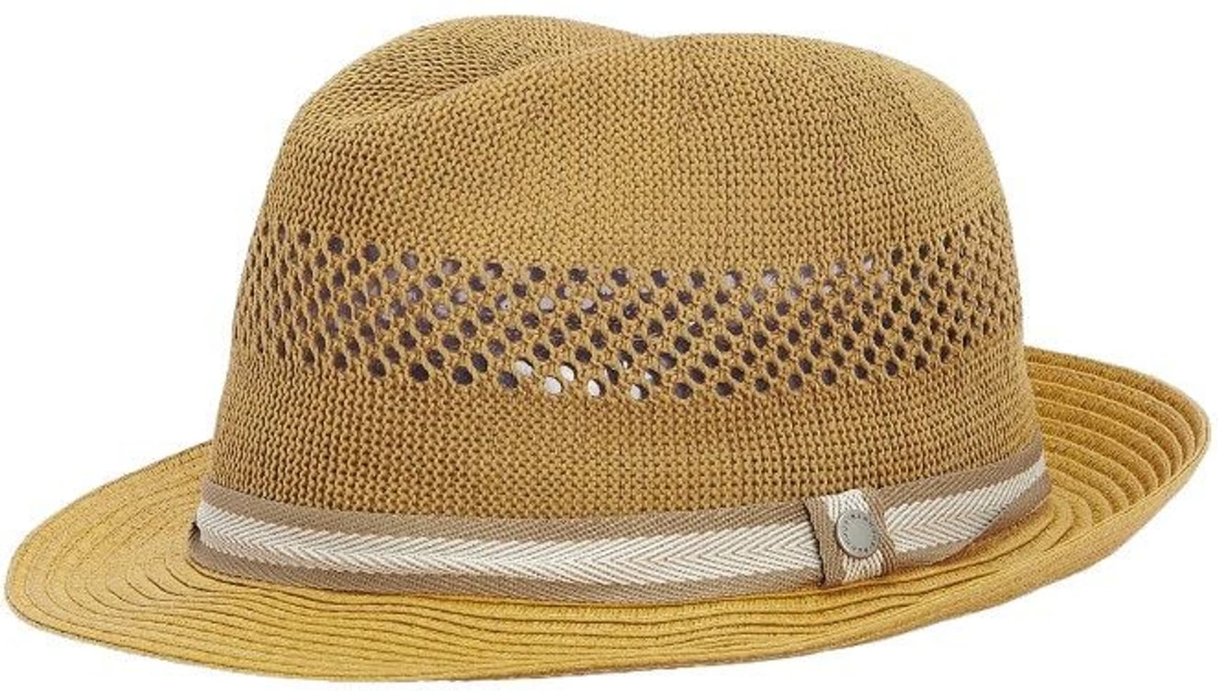 Craster Trilby Summer Hat hattu, Dark Tan, view: 0