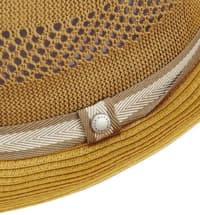 Craster Trilby Summer Hat hattu, Dark Tan - view: 2