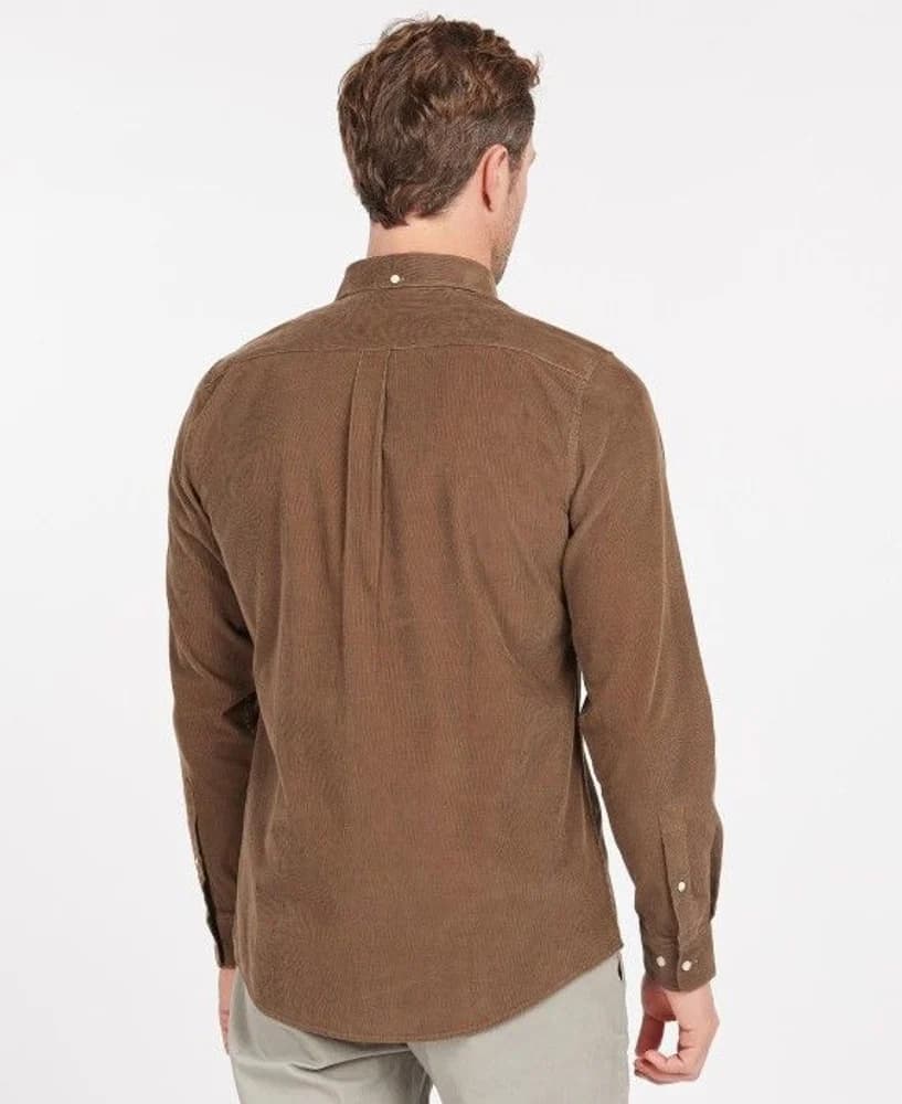 Ramsey Cord Tailored Shirt puuvillapaita, ruskea, view: 3