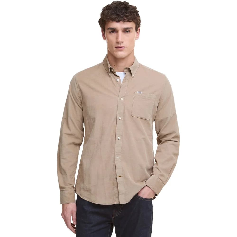 M's Ramsey Cord Tailored Shirt Washed Stone, view: 2