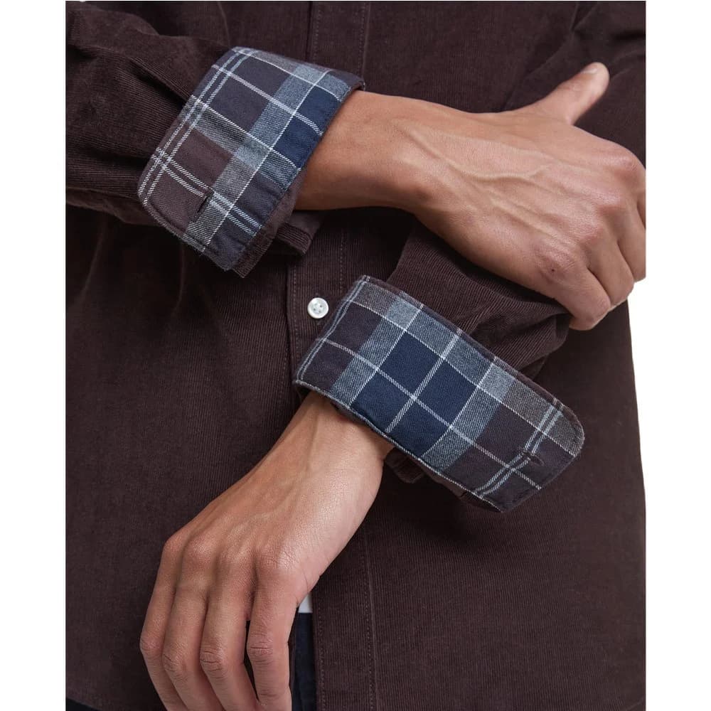 M's Ramsey Cord Tailored Shirt Dark Oak, view: 5