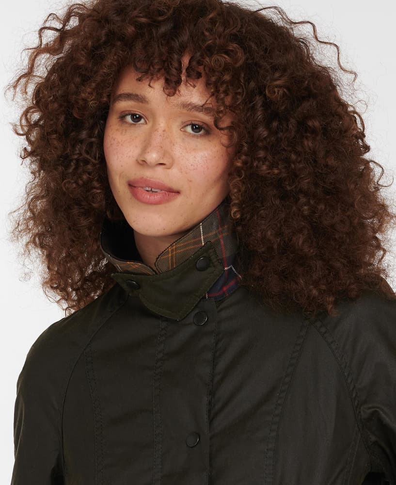 Classic Beadnell Wax naisten öljytakki, oliivi, view: 5