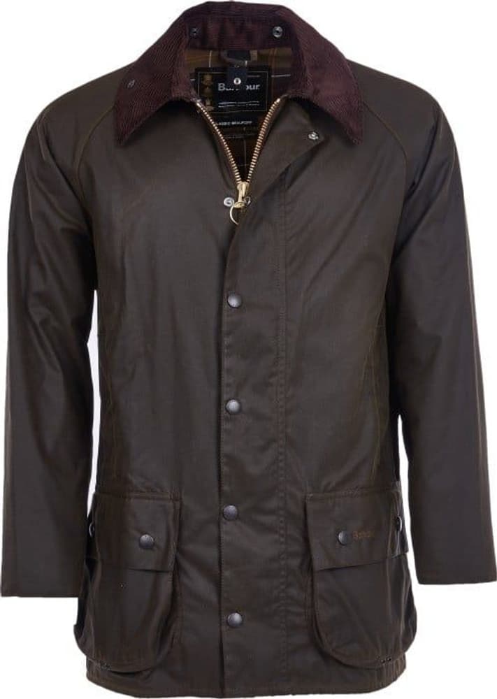 M's Classic Beaufort Wax Jacket Dark Olive, view: 0