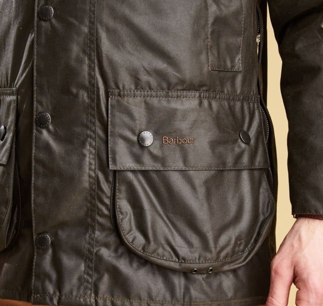 M's Classic Beaufort Wax Jacket Dark Olive, view: 2