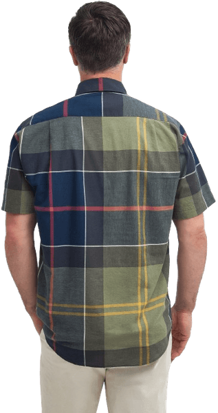 Douglas Relaxed Fit S/S Shirt lyhythihainen paita, Classic Tartan, view: 3