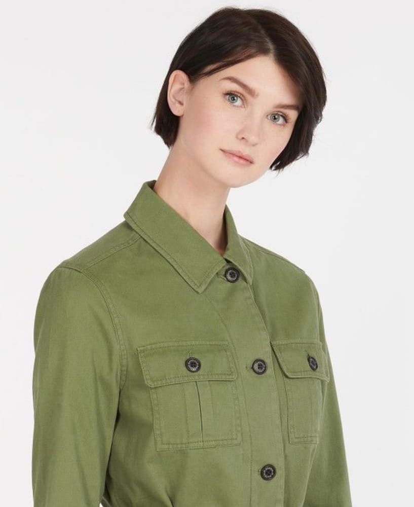 Victoria Utility Overshirt -naisten takki, vihreä, view: 4