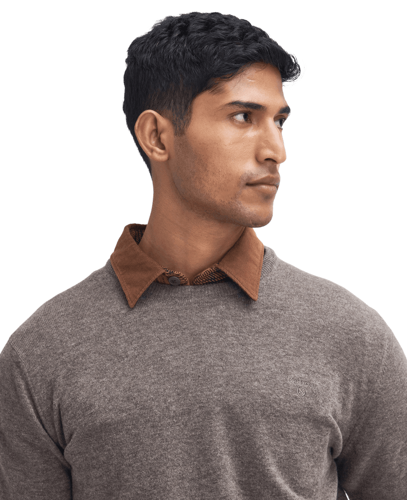 Essential Lambwool Crew villapaita, Dark Stone, view: 2