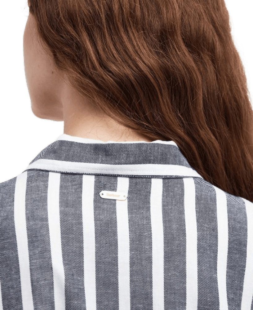 Annalise Striped Shirt Dress paitamekko, Navy Stripe, view: 5