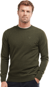 Essential Lambswool Crew Neck lampaanvillapaita, Seaweed - view: 2