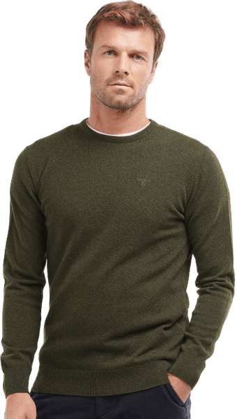 Essential Lambswool Crew Neck lampaanvillapaita, Seaweed, view: 2