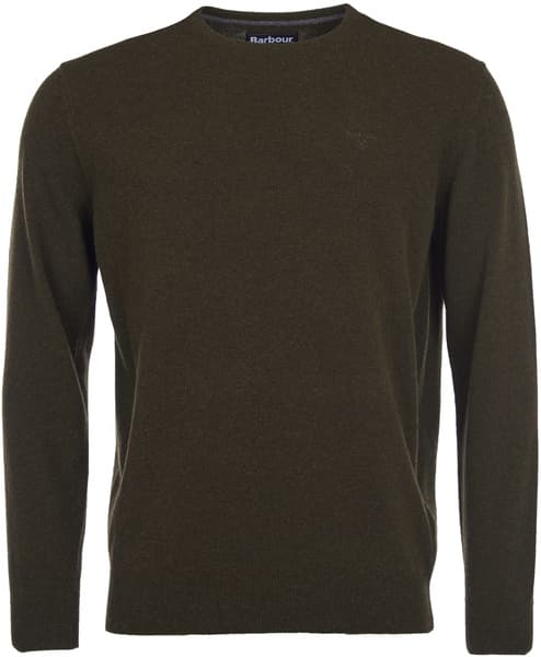 Essential Lambswool Crew Neck lampaanvillapaita, Seaweed, view: 0