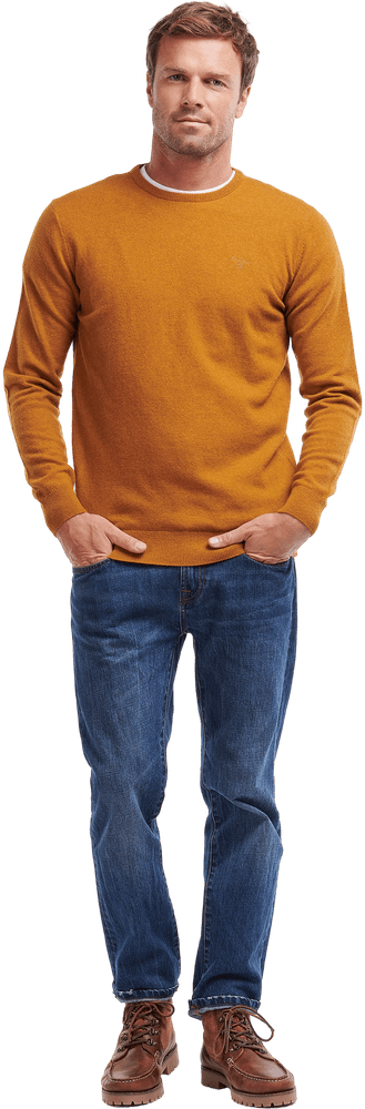 Essential Lambswool Crew Neck lampaanvillapaita, Copper, view: 4