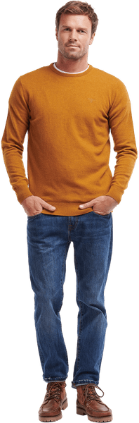 Essential Lambswool Crew Neck lampaanvillapaita, Copper, view: 4