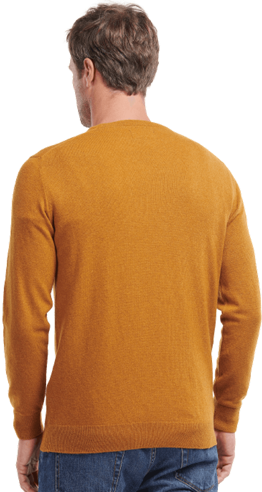 Essential Lambswool Crew Neck lampaanvillapaita, Copper, view: 3