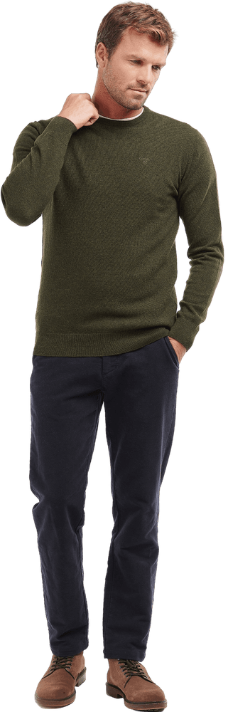 Essential Lambswool Crew Neck lampaanvillapaita, Seaweed, view: 4