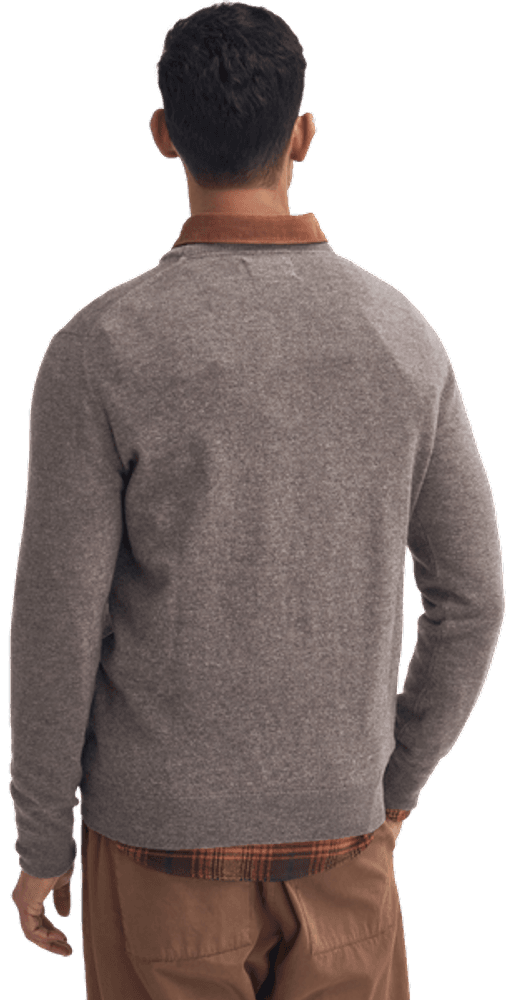 Essential Lambwool Crew villapaita, Dark Stone, view: 4