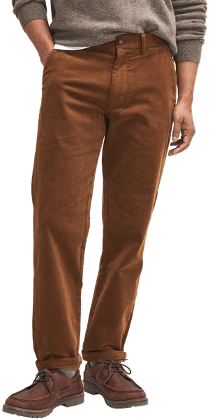 Stretch Tailored Fit housut, Corduroy Dark Honey, view: 3