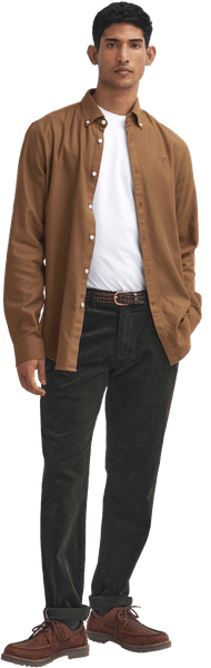 Stretch Tailored Fit housut, Corduroy Olive/Ancient, view: 5