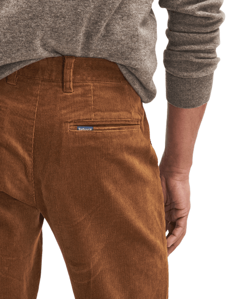 Stretch Tailored Fit housut, Corduroy Dark Honey, view: 2