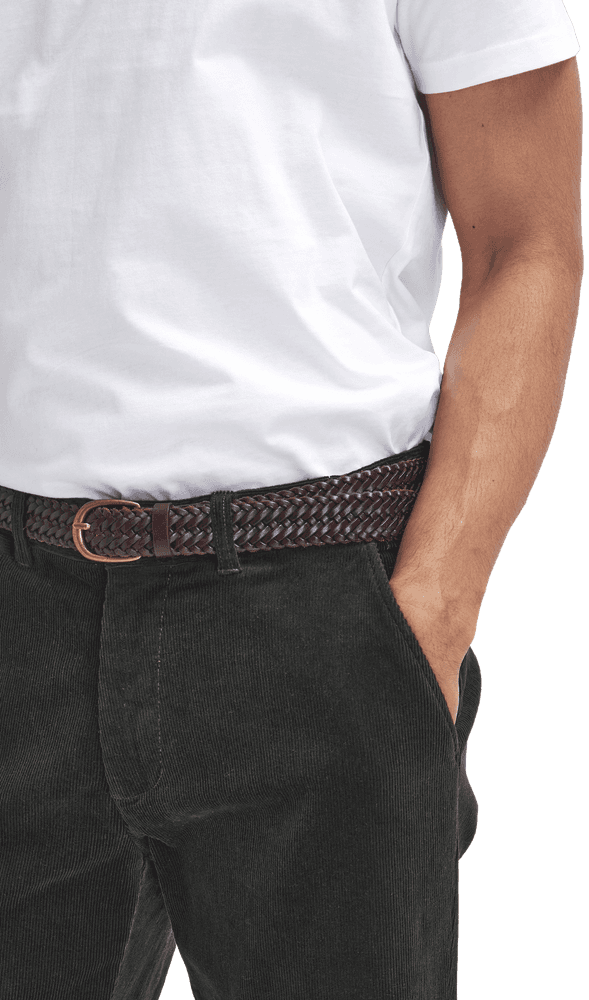 Stretch Tailored Fit housut, Corduroy Olive/Ancient, view: 1