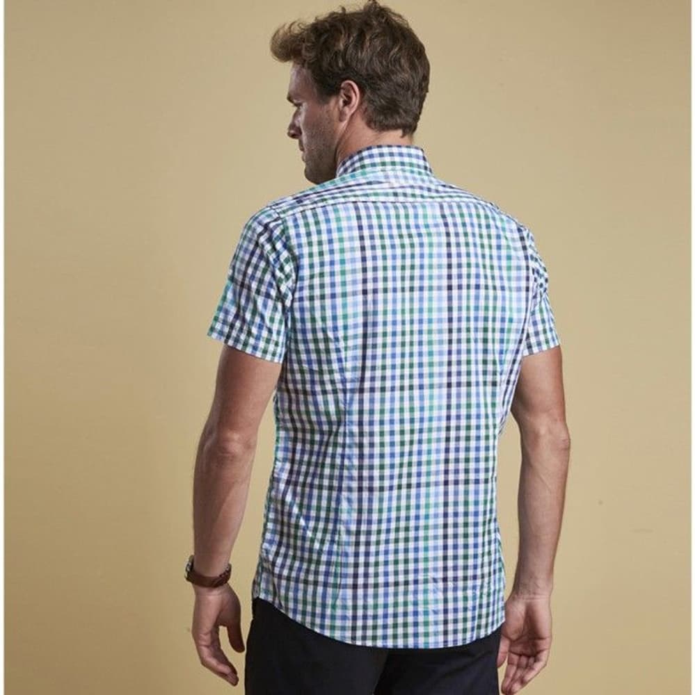 Russell S/S Tailored Fit - lyhythihainen kauluspaita,Racing Green, view: 1