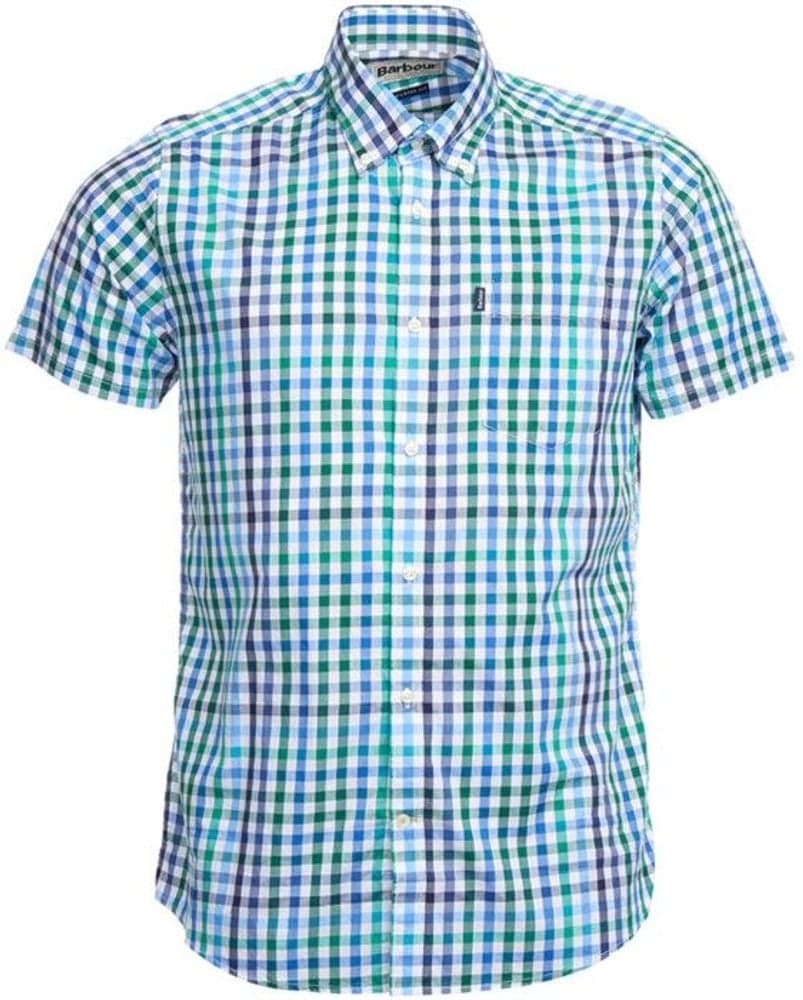 Russell S/S Tailored Fit - lyhythihainen kauluspaita,Racing Green, view: 0