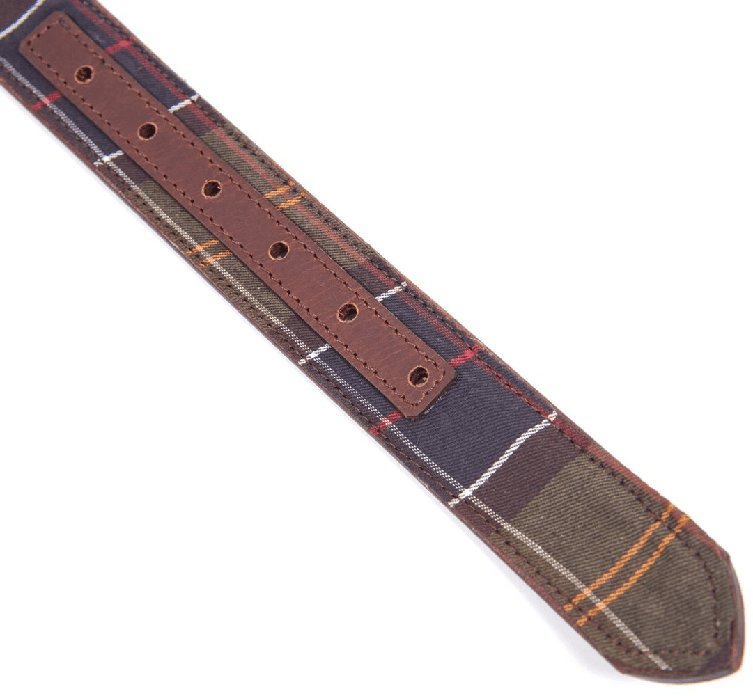 Reversible Tartan Leather Belt käännettävä vyö, Classic Tartan/Brown, view: 1