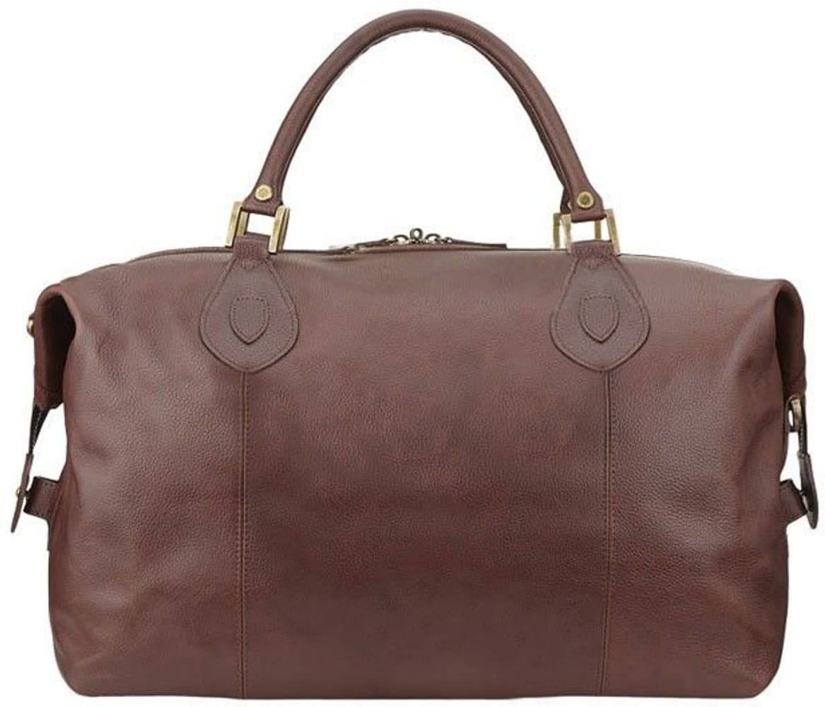 Leather Medium Travel Explorer Bag laukku, Dark Brown, view: 0