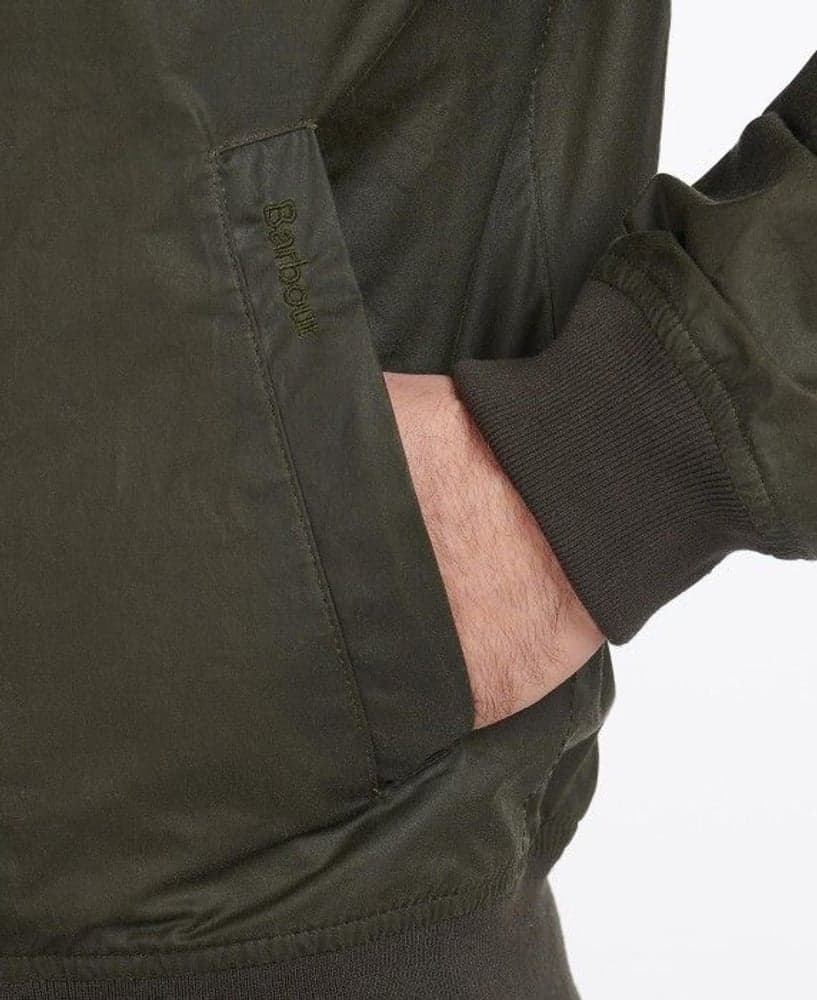 Lightweight Royston Waxed -takki, Olive, view: 5