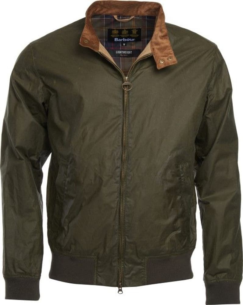 Lightweight Royston Waxed -takki, Olive, view: 0