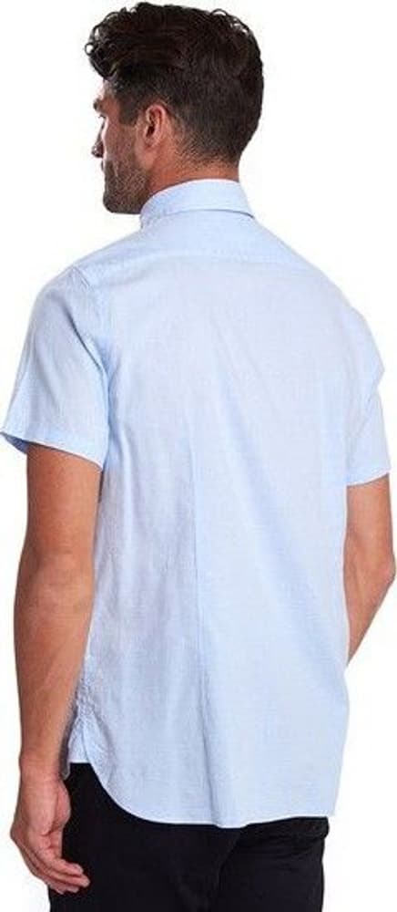 M's Oxford 9 Short Sleeved Shirt Tailored Fit Sky Blue, view: 4