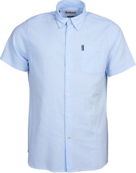 M's Oxford 9 Short Sleeved Shirt Tailored Fit Sky Blue, view: 0