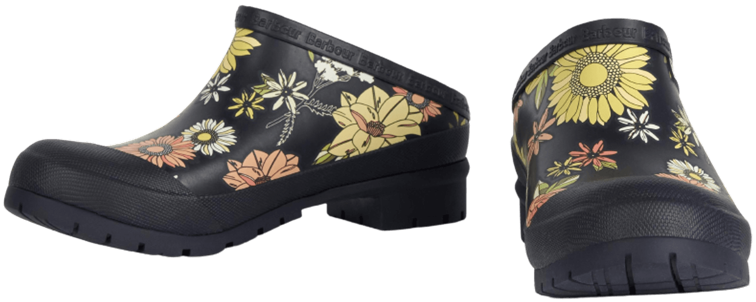 Quinn naisten matalat kumisaappaat, Navy Floral, view: 2