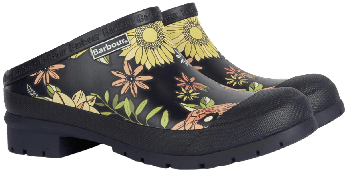 Quinn naisten matalat kumisaappaat, Navy Floral, view: 0