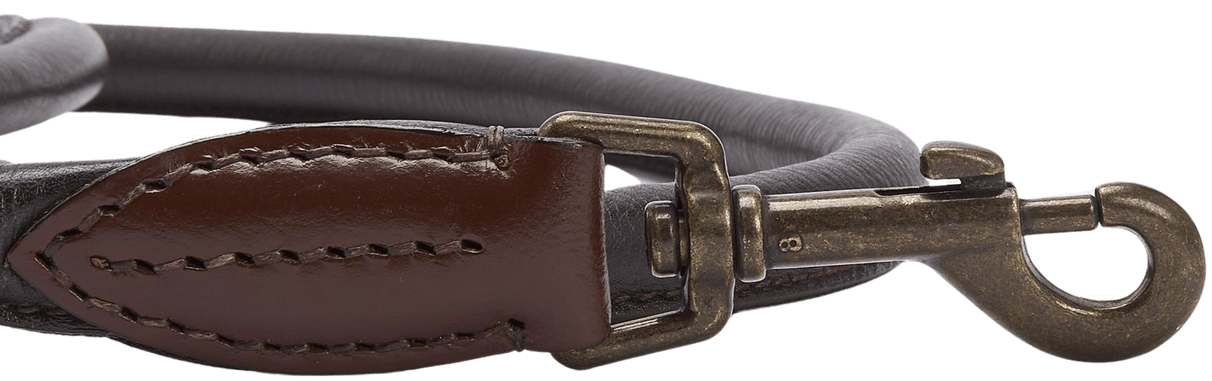 Snap Lead koiran talutushihna, Dark Brown, view: 2