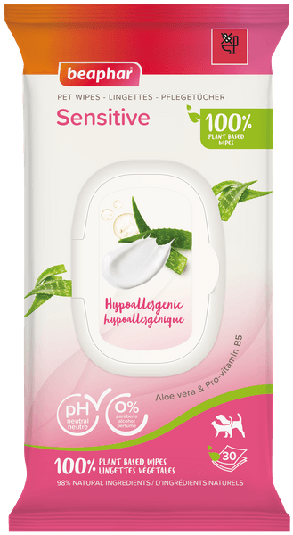 BIO Pet Wipes Sensitive kosteat pyyhkeet, 30 kpl, view: 0